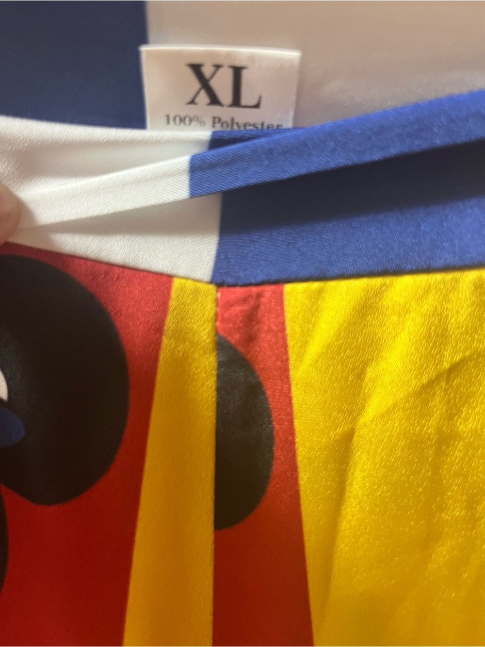 Disney Mickey Mouse Nautical Wide-Leg Pants - Blue/Red/Yellow - Picture 4 of 4